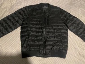 Threadbare Mens Black Puffer Bomber Jacket - Picture 1 of 8