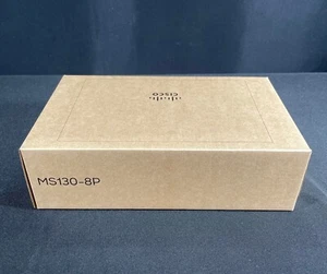 NEW Cisco Meraki MS130-8P-HW 8Port Cloud Managed Switch -Same Day Shipping - Picture 1 of 4
