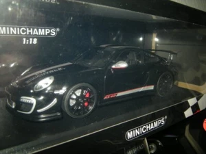 1:18 Minichamps Porsche 911 GT3 RS 4.0 tipo 997 black/negro en embalaje original - Imagen 1 de 1