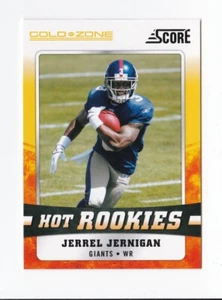 2011 Score Hot Rookies Gold Zone #15 Jerrel Jernigan New York Giants Troy - Picture 1 of 2