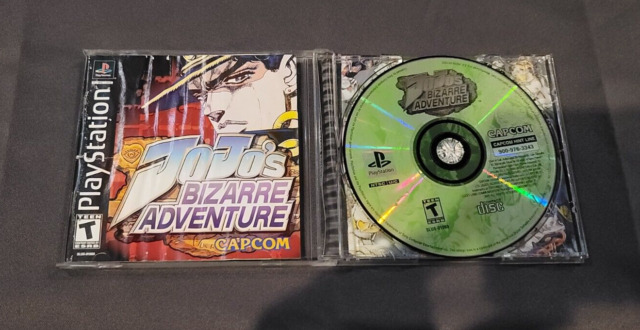 PS1 Jojo's Bizarre Adventure Fighting Game Complete w/ Manual & Reg Card  Rare