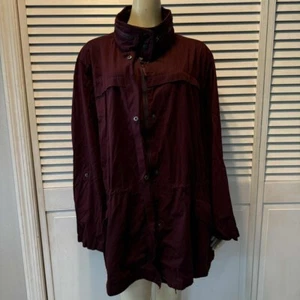 Women's Ava & Viv Jacket Size 4X Purple - Picture 1 of 14