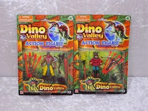 2 x Dino Valley Design Action Fantasy Juguete Figura - Vintage - NOS / EMBALAJE ORIGINAL - Imagen 1 de 2