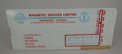 Blundell Rules P 2337 Rechenschieber bzw. Datenschieber um 1960 (69594) - Bild 1 von 3