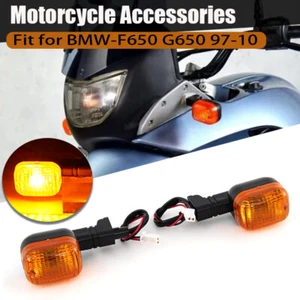 Conjunto de lámpara intermitente de luz de señal de giro delantera para BMW F650 GS F650CS 1999-2007. - Imagen 1 de 12