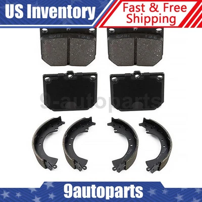 Kit de pastillas de freno delanteras y traseras para Toyota Crown 1968 1969 1970 1971 Foto 1 de 4