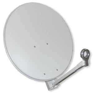 Gibertini Spiegel XP Premium 65cm lichtgrau | Alu SAT Antenne | stabil & robust - Bild 1 von 4