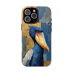 Abstract Shoebill Bird Blue - Phone Cover Case for iPhone | Galaxy | Pixel - Picture 1 of 238