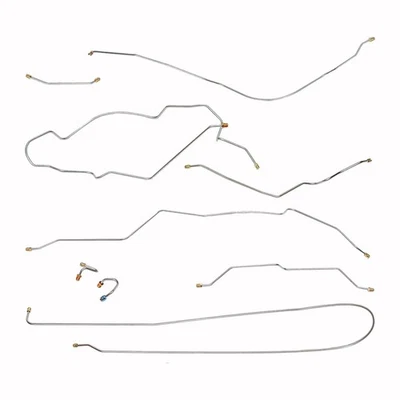 1970 Chevrolet GMC Blazer Jimmy 4wd kit completo de linha de freio a tambor manual equipamento original - Imagem 1 de 4