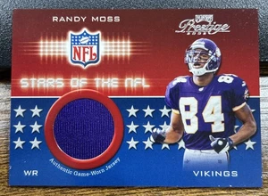 Randy Moss 2002 Playoff Prestige Stars of the NFL Jerseys /300 #SN-10 HOF - Picture 1 of 2