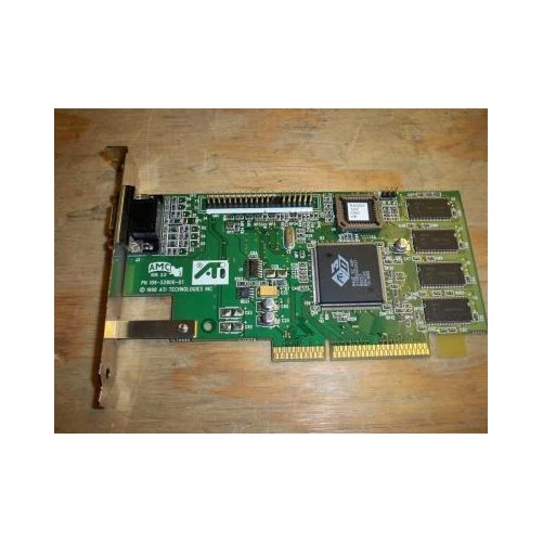 ATI 4MB AGP Video Card 109-52800-01 Rage IIC chipset 15-Pin VGA / D-Sub / Analog - Image 1 of 1