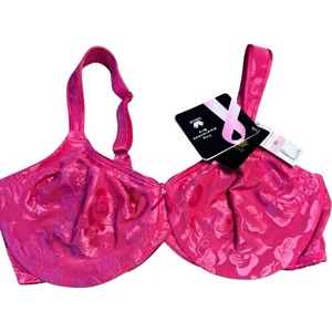 Sujetador Wacoal The Awareness Rosa Floral Encaje Cobertura Completa Con Aros 38D Nuevo con Etiquetas #85567 - Imagen 1 de 3