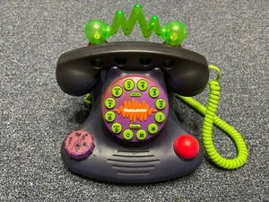Vintage 1997 Nickelodeon Talk Blaster Telefon stacjonarny Retro NIEPRZETESTOWANY - Zdjęcie 1 z 3