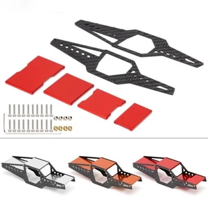 Aluminum + Carbon Fiber Roll Cage Chassis for Axial 1/24 SCX24 90081 C10 - 49g - Picture 1 of 24