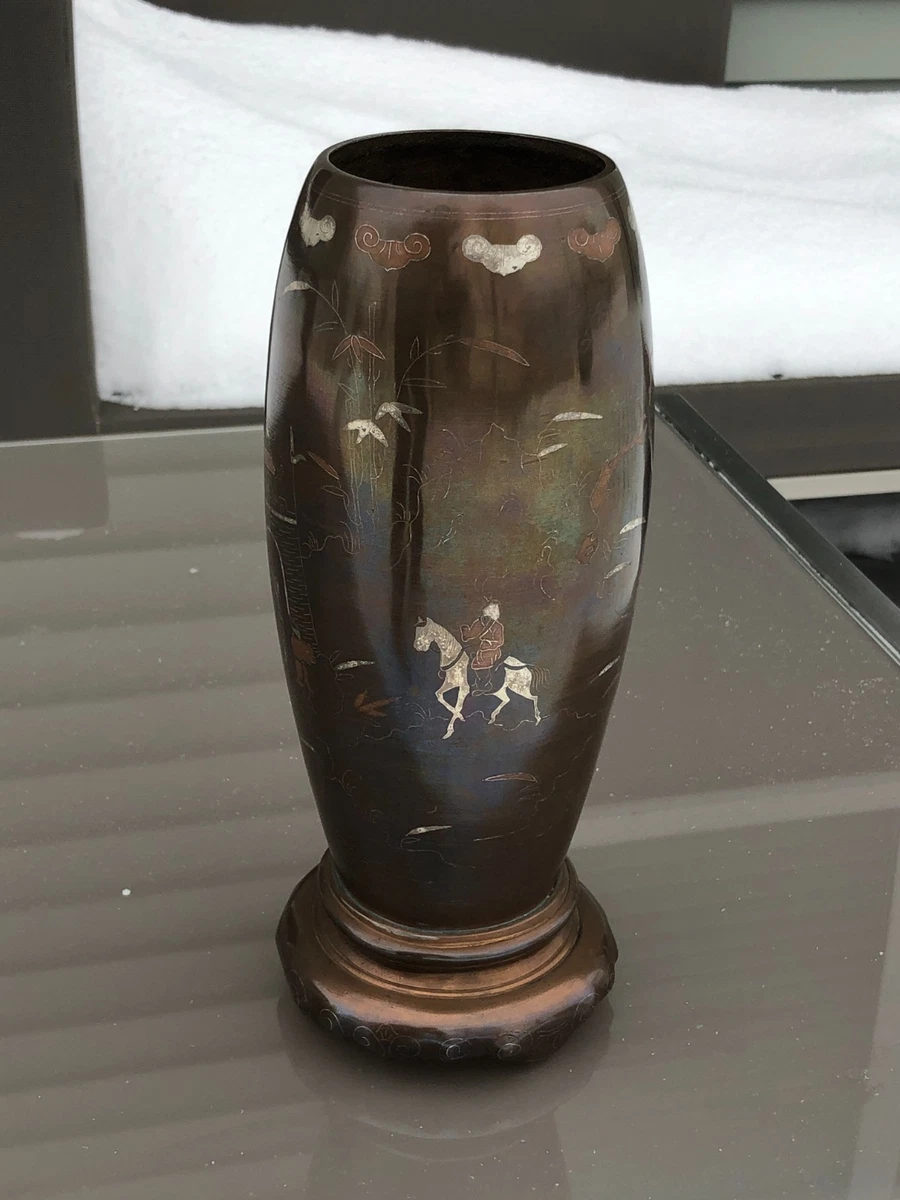 中国风铜制花瓶| eBay
