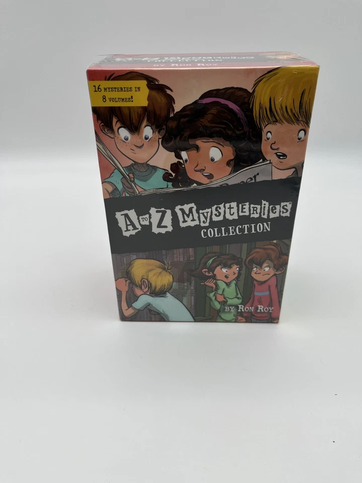 A to Z Mysteries Collection by Ron Roy- 16 mysteries in 8 books SEALED - Image 1 of 1