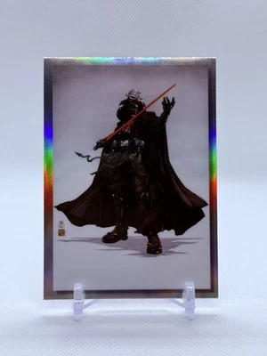 2023 Topps Star Wars Galaxy Galactic Visions Reimagined Art Darth Vader #GV-12 - Image 1 of 3