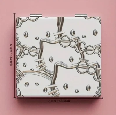 Компактное зеркало Hello Kitty с 2-сторонним увеличением - Изображение 1 из 2