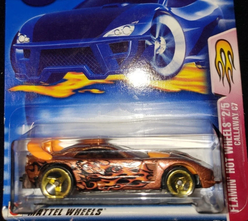 Hot Wheels #61 Flamin' Hot Wheels 2003 2/5 Callaway C7, primeras ediciones 2003 061 Foto 1 de 2