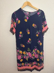 Shein Curve Womens Dress  Floral Print Short Sleeve Size 1XL - Foto 1 di 6