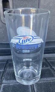 Dallas Cowboys Miller Lite Pint Glass 2009 - Picture 1 of 9