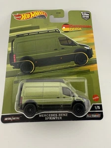 Hot Wheels PremiumCar Culture Mercedes-Benz Sprinter Deutschland Design 1:64 NEW - Picture 1 of 2