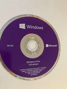 Windows 10 Professional 64-Bit DVD System Recovery Media Software - Picture 1 of 5