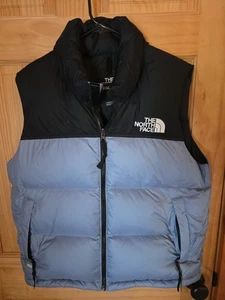The North Face 1996 Retro Nuptse Down 700 Gilet Donna L Folk Blu/Nero - Foto 1 di 8