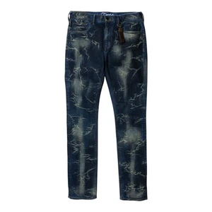$298 New PRPS Demon Miki Jeans Mens 31 Blue Slim Straight Fit Mid-Rise USA - Picture 1 of 5