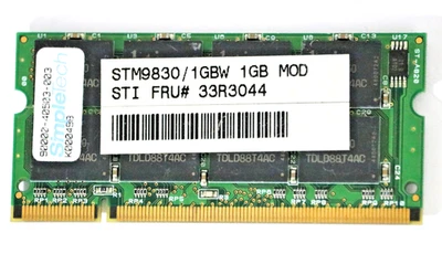 SimpleTech 1 GB DDR-333 SDRAM (PC2700) 200 pines SO-DIMM portátil RAM Foto 1 de 2