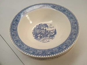 SHAKESPEARE COUNTRY by Homer Laughlin Cereal Bowls 7" Stratwood (Set of 3) - Picture 1 of 3