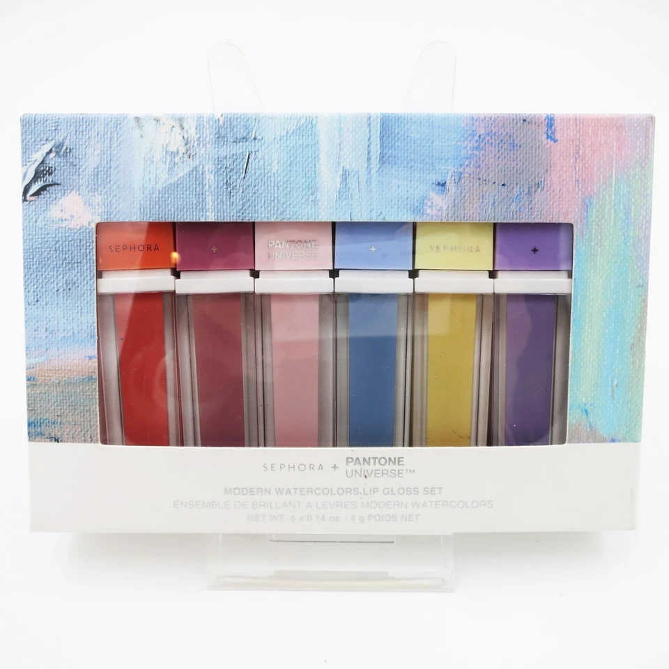 Sephora Pantone Universe Modern Watercolors Lip Gloss Set Kit
