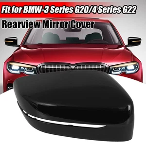 For 17-2023 BMW G20 G30 G11 G12 Gloss Black Replace Right Side Mirror Cover Cap - Bild 1 von 13