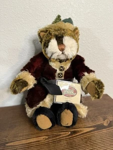 GANZ Cottage Collectibles Cat Kitty Santa Claws First Edition EUC RARE HTF - Picture 1 of 6