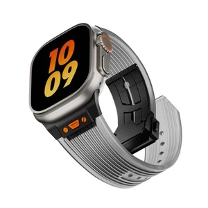 Clear Watch Band for Apple Watch Ultra 2 Band 49mm 45mm 44mm 42mm, Luxury Men... - Picture 1 of 6