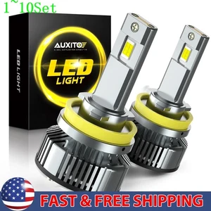 H11 LED Headlight Beam Low Bulb Super Bright 6500K HID White 40000LM 1-10Set - Picture 1 of 24