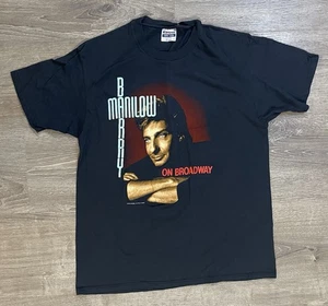 Vintage 1989 Barry Manilow On Broadway T-Shirt Hanes Size XL USA Made Music Tee - Bild 1 von 9