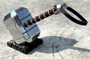 Versión 2.0 Thoers Mjolnir Cosplay Adulto Metal Martillo utilería real - Imagen 1 de 4