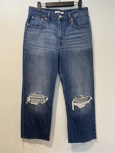 Levis Jeans Women 31" Low Pro Straight High Rise 100% Cotton Raw Hem Festival - Picture 1 of 8