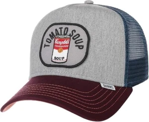 DJINNS ® TRUCKER CAP BASEBALL MESH SNAP KÄPPI KAPPE HFT FOOD TOMATO SOUP GRAU - Bild 1 von 6