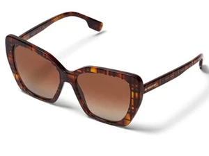 Burberry R2902 Womens Tamsin BE4366 Havana/Brown Butterfly Sunglasses 55.16-140 - Picture 1 of 6