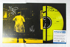YARD ACT Full Band Signed Autographed OVERLOAD Album YELLOW Vinyl PROOF ACOA A