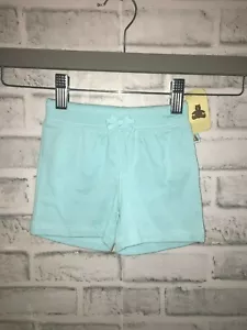 NUEVO CON ETIQUETAS BABY GAP BABYGAP BEBÉ NIÑA 3-6 MESES AZUL PANTALONES CORTOS CINTURA ELÁSTICA ALGODÓN - Imagen 1 de 2