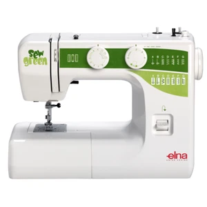 Elna Sew Green Sewing Machine - Picture 1 of 2