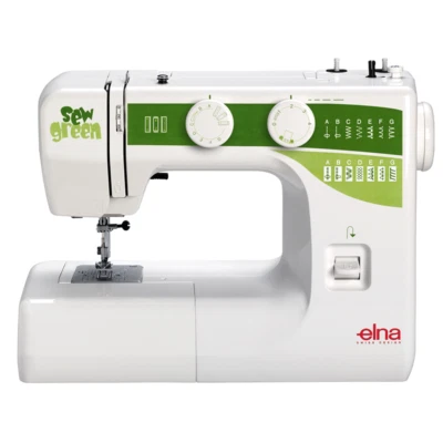 Elna Sew Green Sewing Machine - Image 1 of 2