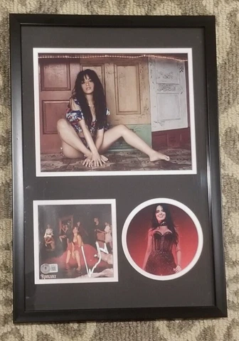 CAMILA CABELLO AUTOGRAPH CD INSERT W/PHOTOS MATTED AND FRAMED 12X18 BAS/COA W/CD Cover