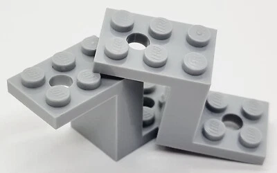 LEGO 2 x Platten Winkel Platte Winkelplatte 5x2x2 hellgrau TOP - Bild 1 von 2