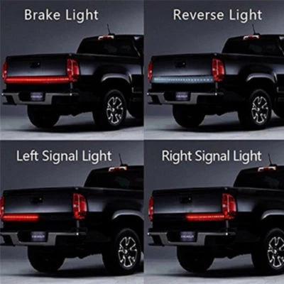 BANDE FEU STOP + CLIGNOTANT + ARR. LED 150cm 4x4 PICK UP FORD RANGER NAVARRA GMC - Photo 1/4