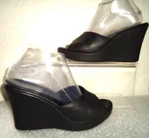 CORDANI Calzature Women's Black Eeige leather Sandals Size-9/39 - Picture 1 of 10