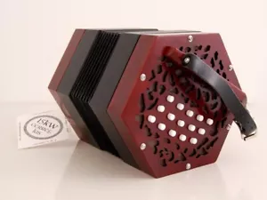Carreg Las Anglo Concertina Modell 15KW mit Gigbag - Umzugslager SALE ON - Bild 1 von 2